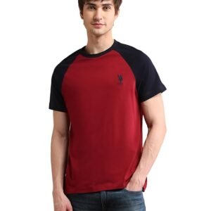 U.S. POLO ASSN. Knitted Cotton T-Shirts for Men - 100% Cotton, Breathable & Comfortable, Half Sleeves Mens Casual T Shirts