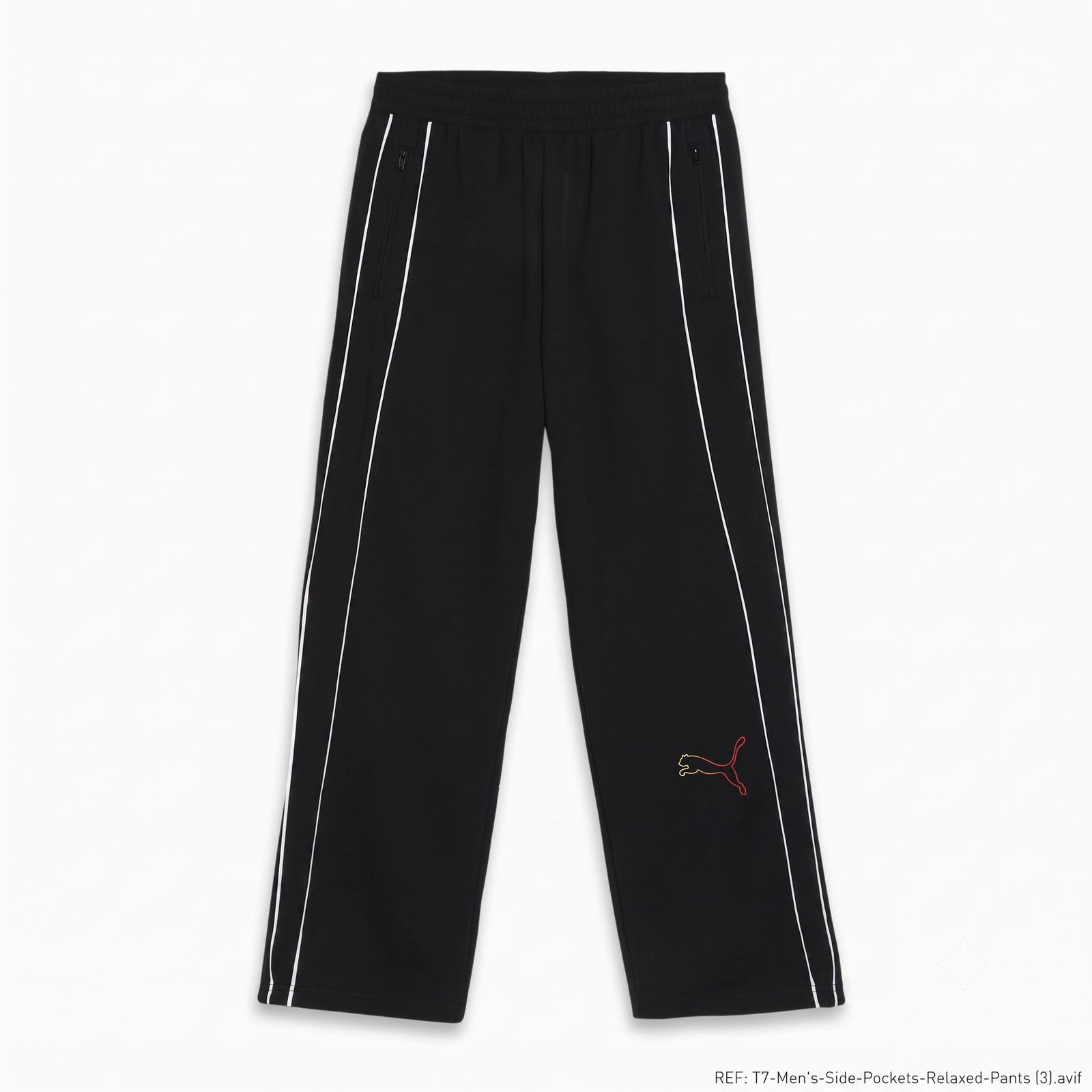 T7 Men's Side Pockets Relaxed Pants - Image 3